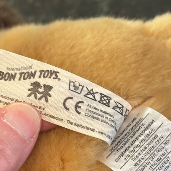 Vintage 1986 bon ton toys plush lion WWF stuffed animal. Size 8” - Picture 8 of 8